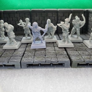 Banditen und Räuber - 28mm - Dungeons and Dragons - Pathfinder - Resin 3d gedruckt