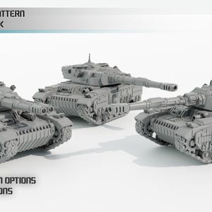 Ursus Major-Pattern Heavy Battle tank - Sci fi/Modern - Modular - Magnet Ready