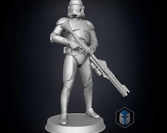 Clone Trooper - Star Wars - Statue - 1/6 scale - 3d printed