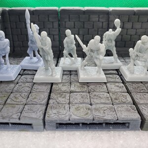 Skeleton horde 1 - 28mm - Dungeons and Dragons - Pathfinder - Resin 3d printed