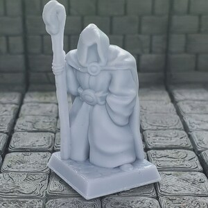 Lizards, bears, wolfs, and wild boar 28mm Dungeons and Dragons Pathfinder Resin 3d printed Hooded stranger