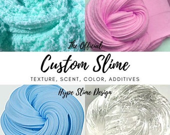 Create Your Own Custom Slime: Soft, Stretchy, Cheap, Thick, Clicky, Charm Scoopable Inflating 8 oz