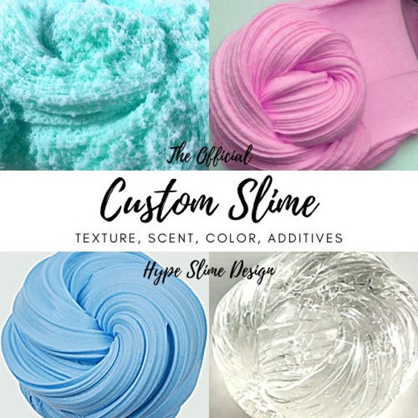 Create Your Own Custom Slime: Soft, Stretchy, Cheap, Thick, Clicky, Charm Scoopable Inflating 8 oz