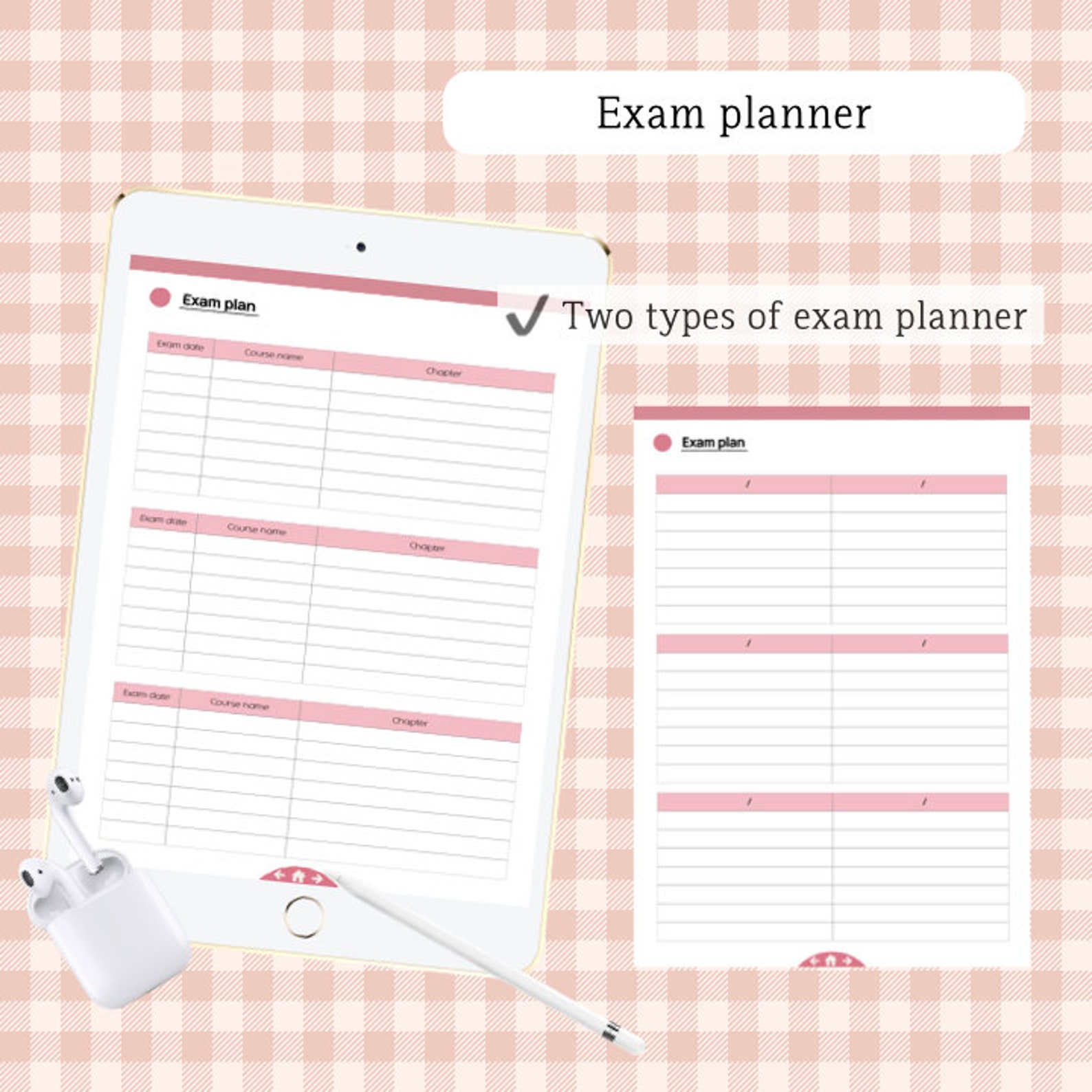 College Student Semester Planner, Academic Planner, Printable, Semester ...