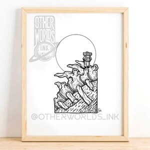 RIDGE - Inktober 2024 Original Piece - Etsy