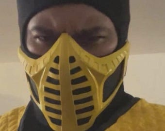 Kustom Klassic Mortal Kombat Scorpion Mask!