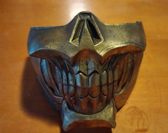 Mortal Kombat Scorpion inspired mask