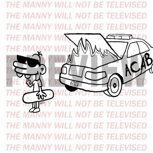 The Manny Will Not Be Televised Etsy