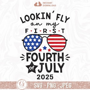 Je regarde voler le premier 4 juillet Svg, lunettes de soleil drapeau américain, bébé Svg 4 juillet, premier 4 juillet, 1er 4 juillet bébé png