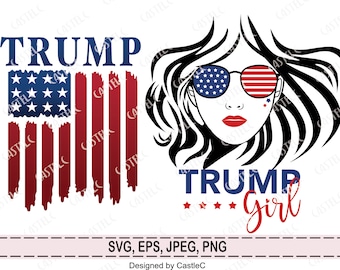 Trump 2024 Take America Back Svg, Trump Girl Svg, Trump America Flag svg, Women for Trump svg, Trump Svg Files for Cricut