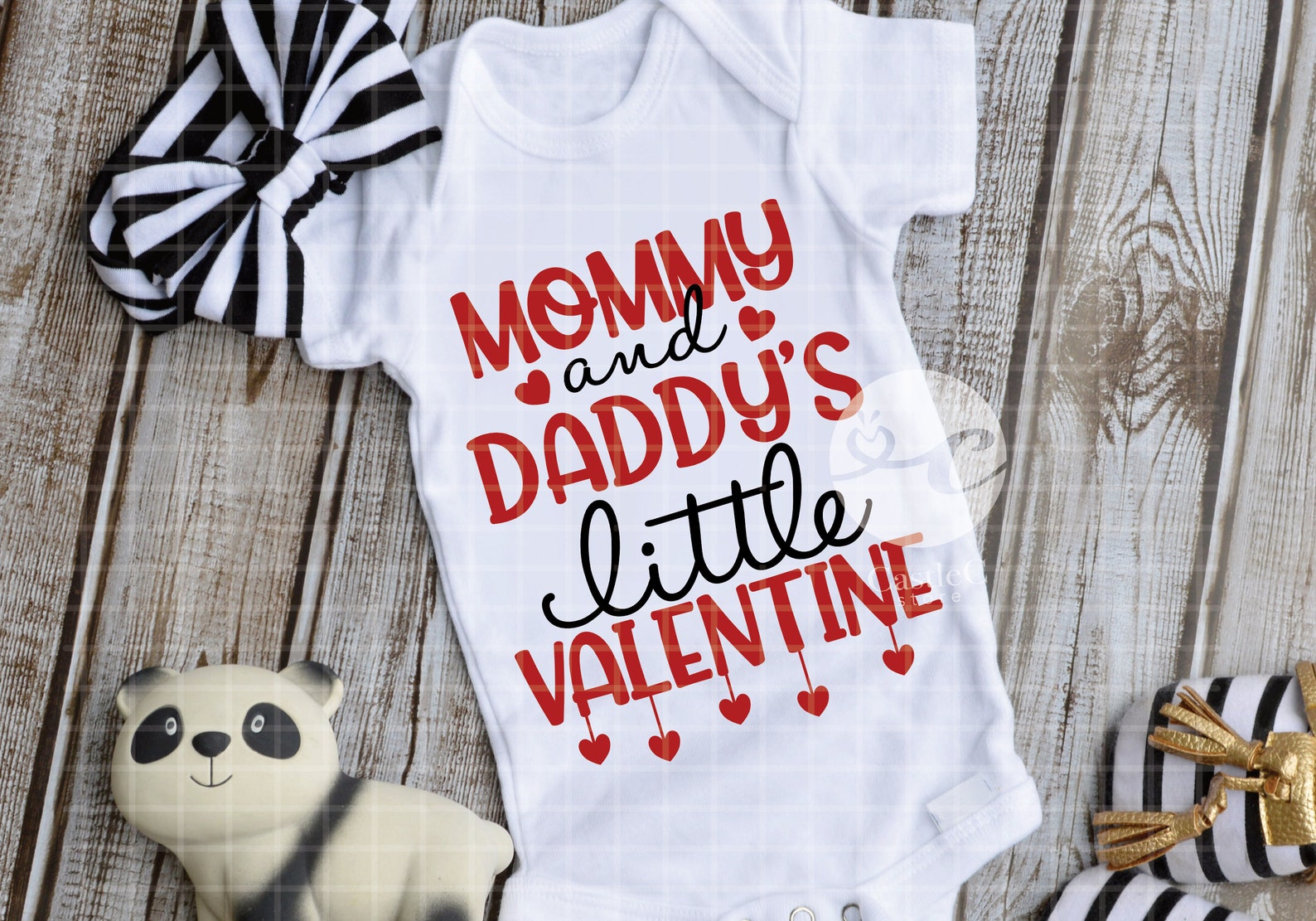 Mommy and Daddy's Little Valentine Svg, Kids Valentines Day Svg ...