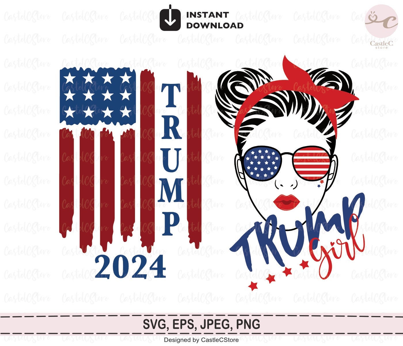 Trump 2024 SVG Trump Flag Svg America Flag Svg Women for Etsy Denmark
