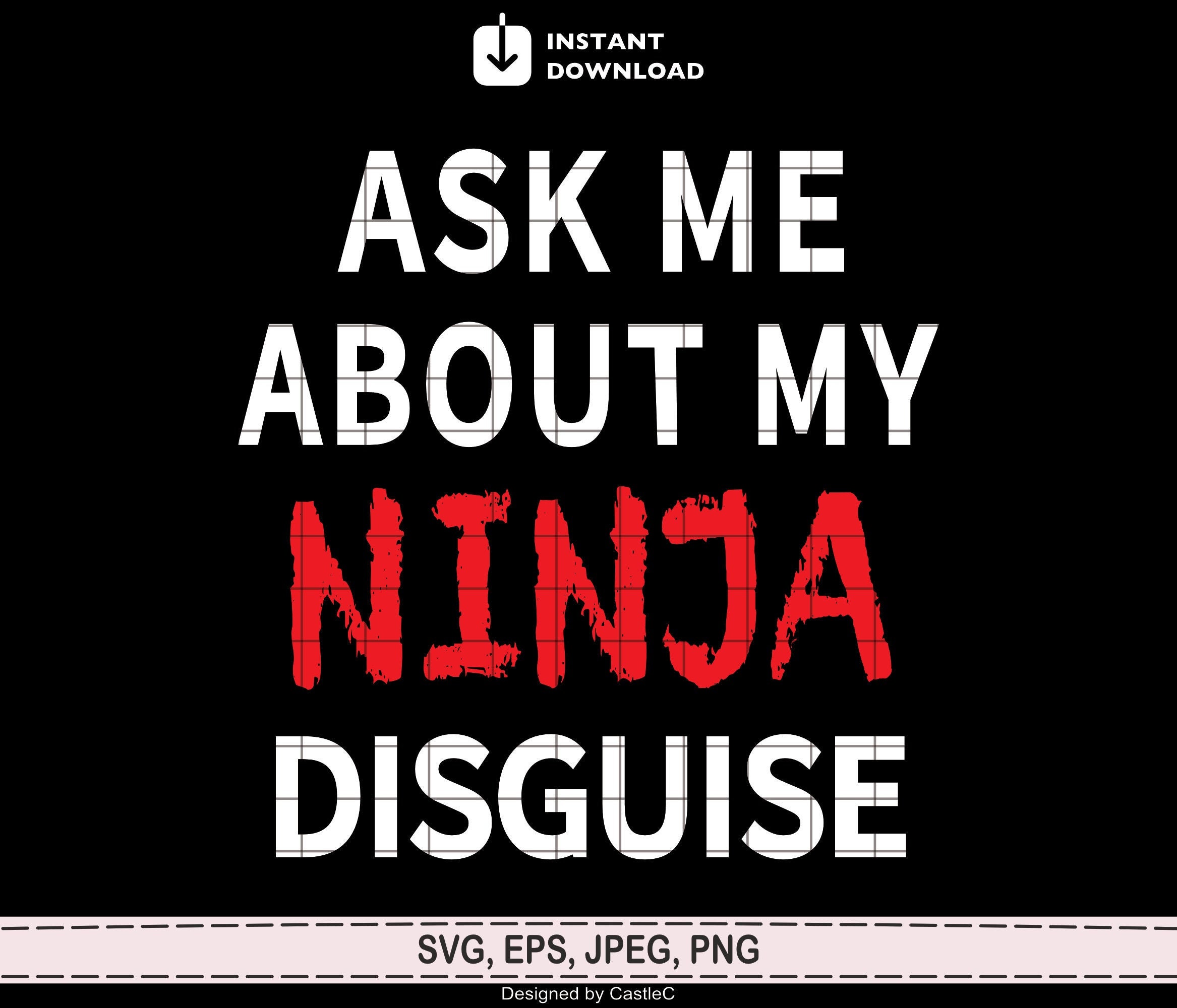 Ninja Disguise T-shirt – Kicking Clothing