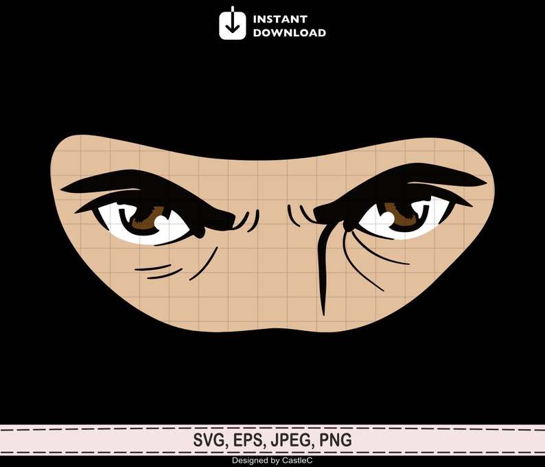 Download Ask Me About My Ninja Disguise Ninja Face Mask svg Ninja ...