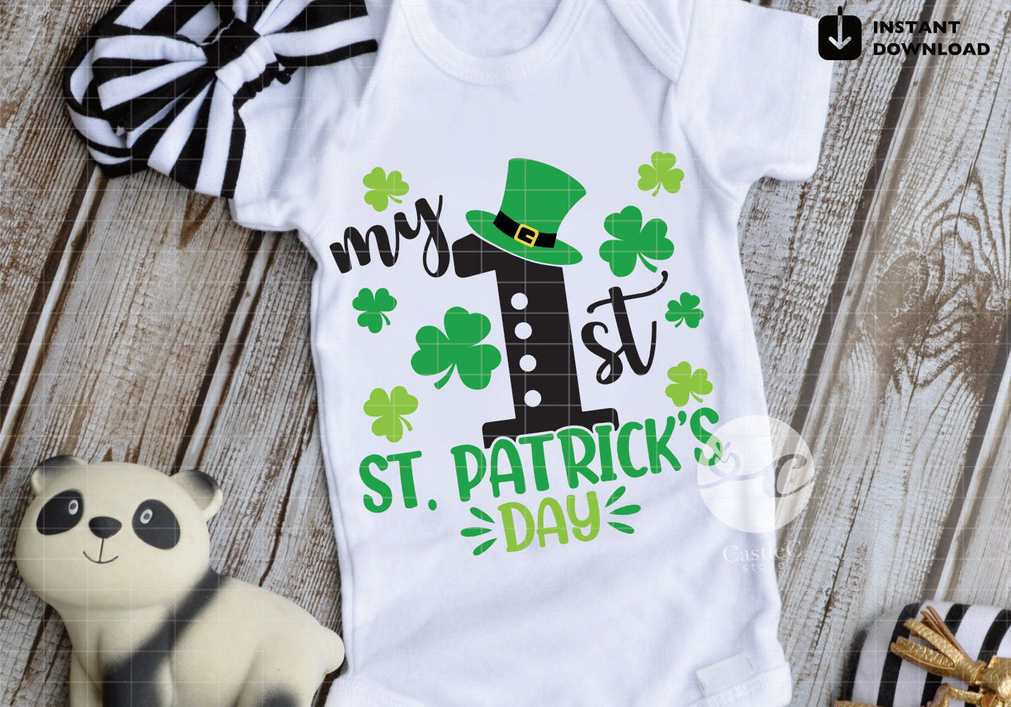 1st St Patrick’s Day Svg My First St Patricks Day Svg St - Etsy