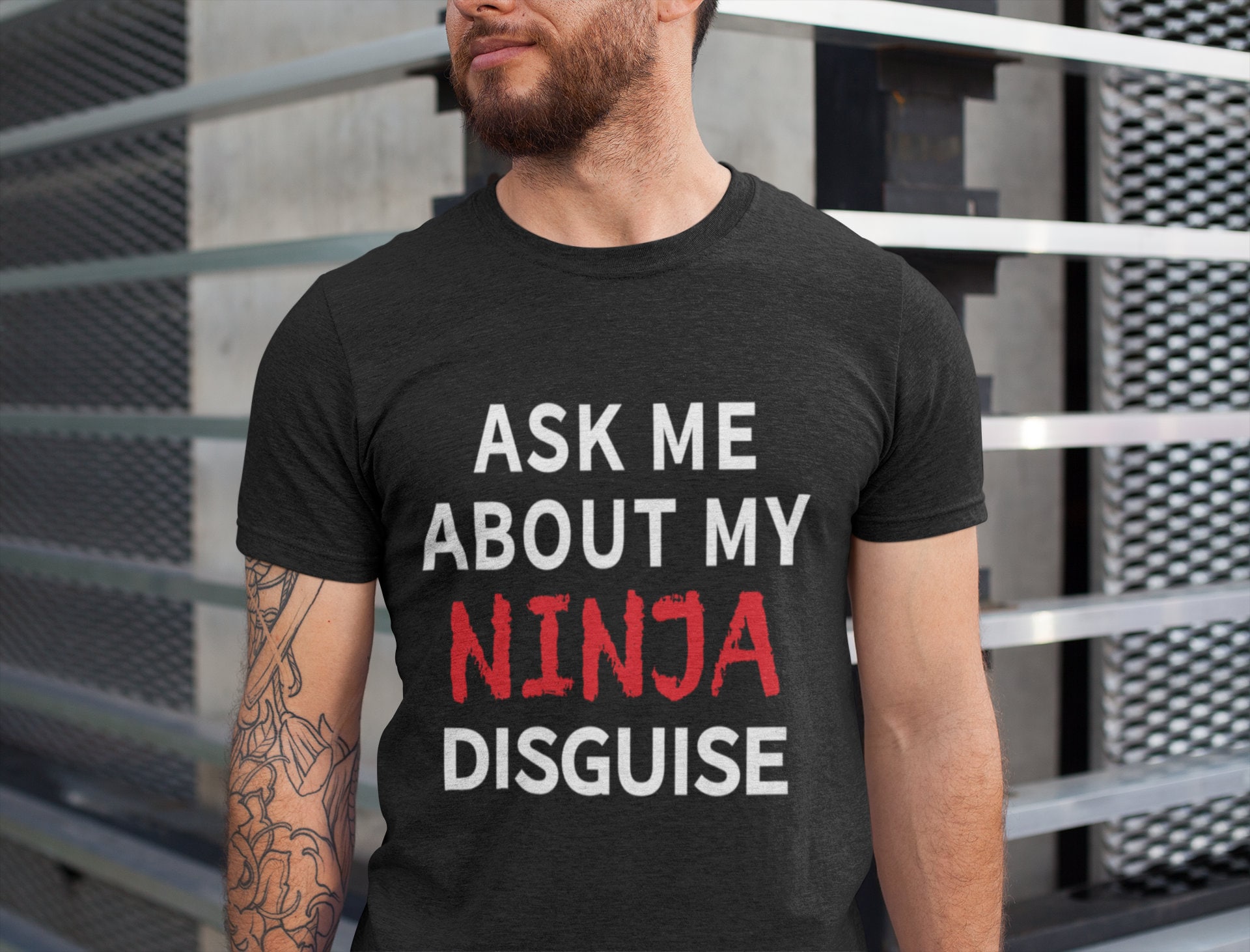 Ask Me About My Ninja Disguise Svg Ninja Face Mask Svg Ninja - Etsy