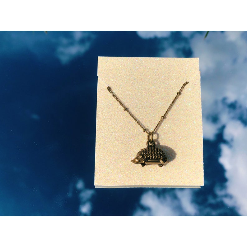 Brassy Hedgehog Necklace