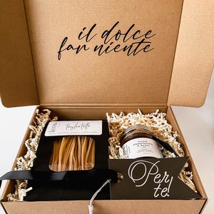 Homemade Pasta Box | Italian Dinner Set for Two | Perfect Gift for Newlyweds & Pasta Lovers | Unique Corporate Gift
