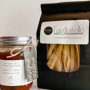 Birthday Care Package - Teacher Gift – Pasta Gift Box - Realtor Closing Gift  – Thank You  Gift Box - Cooking Set - Artisan Pasta
