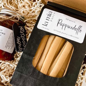 Artisan Pasta Birthday Care Package - Gourmet Pasta Cooking Set - Italian Holiday Gift & Sympathy Gift for Food Lovers
