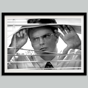 The Office TV Show Poster, Dwight Schrute Print, Funny Movie Poster, Funny Office Decor, The Office Print, Trendy Wall Art, Digital Download