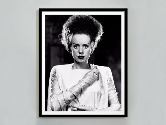 Bride of Frankenstein Poster, Elsa Lanchester, Halloween Wall