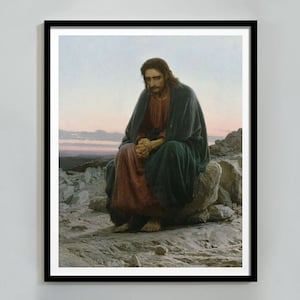 Jesus Christ Painting, Jesus Christ Art, Christian Painting, Jesus Portrait, Jesus Poster, Christ Picture, Jesus Printable, Jesus Print