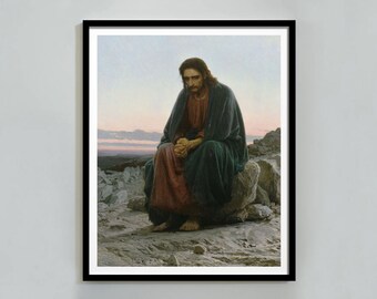 Jesus Christ Painting, Jesus Christ Art, Christian Painting, Jesus Portrait, Jesus Poster, Christ Picture, Jesus Printable, Jesus Print