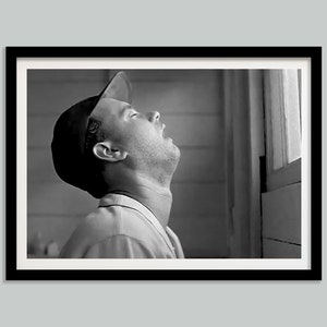 Póster de la película &quot;A League of Their Own&quot;, arte divertido para pared de baño, blanco y negro, impresión para baño, póster de programa de televisión, decoración de baño, impresión para inodoro