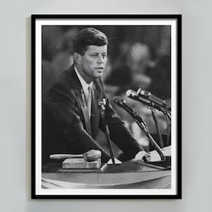 President John F Kennedy Poster, JFK, Vintage Poster, Kennedy, JFK Poster, Vintage Prints, Political Poster, Office Wall Decor, Room Decor