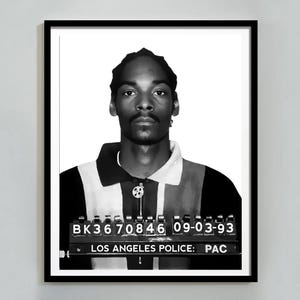 Mugshot Poster, Black and White, Celebrity Mugshot, Vintage Photo, Mugshot Print, Civil Rights Poster, Mugshot Canvas, Mugshots, Wall Art