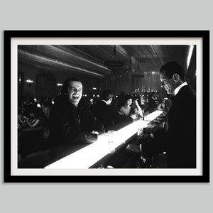The Shining Poster, Jack Nicholson, Black and White, Bar Cart Print, Retro Movie Poster, Printable Wall Art, Room Decor, Digital Download