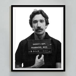 Vintage Mugshot Poster, Black and White Canvas Print, Mugshot Wall Art Photography Prints, Celebrity Mugshot, Retro Poster, Digital Download