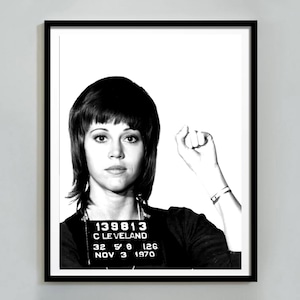 Retro Mugshot Poster, Black and White, Large Mugshot Print, Celebrity Mugshot, Vintage Canvas Wall Art, Mugshot Print, Digital Download