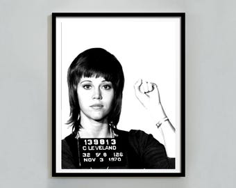 Retro Mugshot Poster, Black and White, Large Mugshot Print, Celebrity Mugshot, Vintage Canvas Wall Art, Mugshot Print, Digital Download