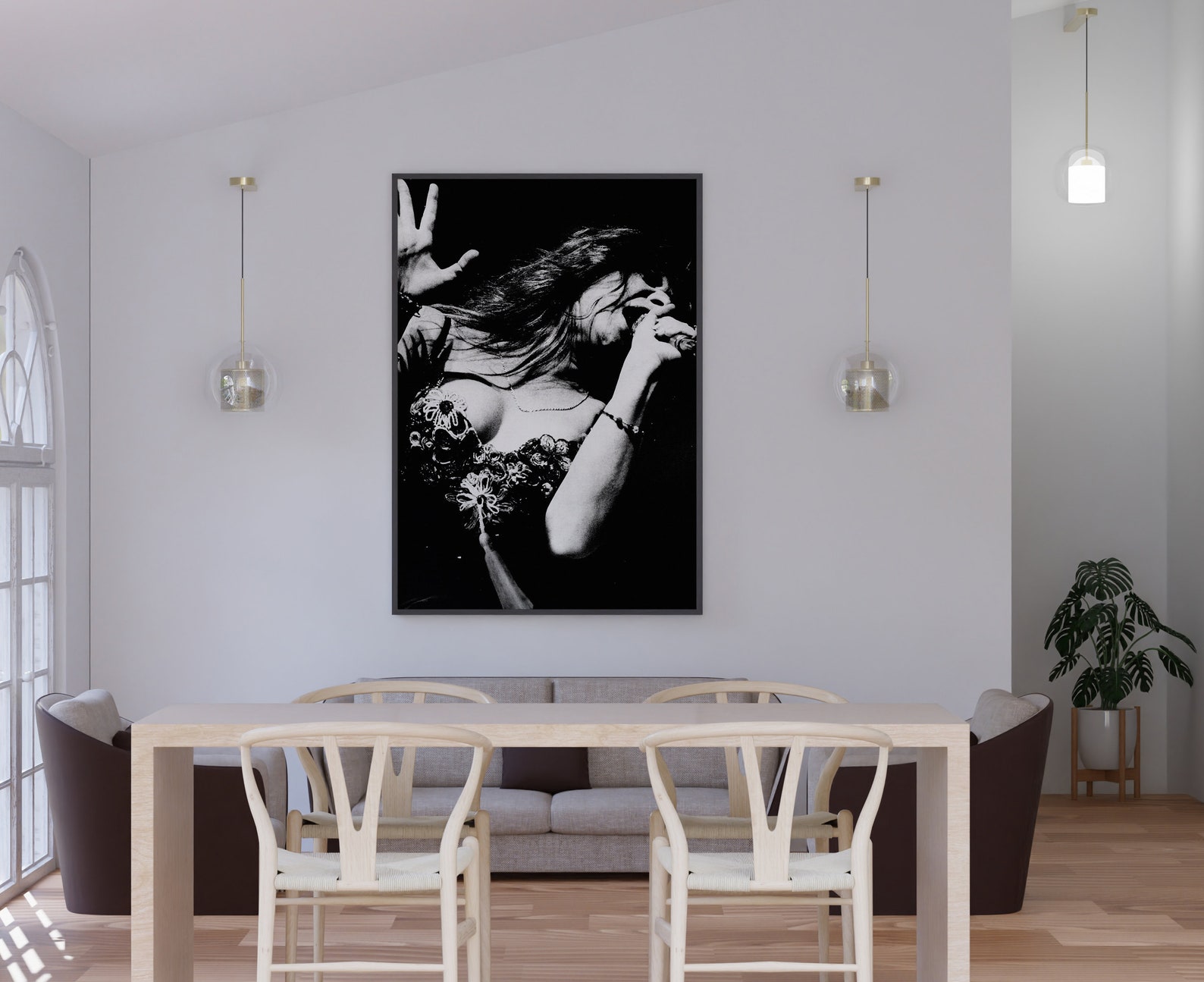 Janis Joplin Print, Black and White, Janis Joplin Poster, Feminist Wall ...