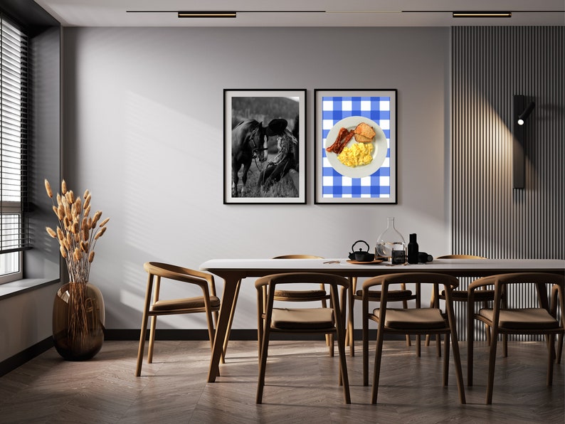 Ron Swanson Breakfast Poster, Parks and Recreation Print, Funny Kitchen Wall Art, Dining Room Decor, Printable Wall Art, Digital Download