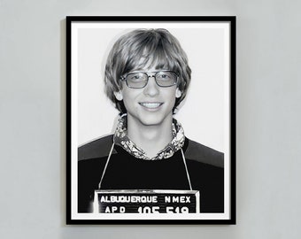 Mugshot Poster, Black and White, Celebrity Mugshot, Vintage Photo, Mugshot Print, Civil Rights Poster, Mugshot Canvas, Mugshots, Wall Art