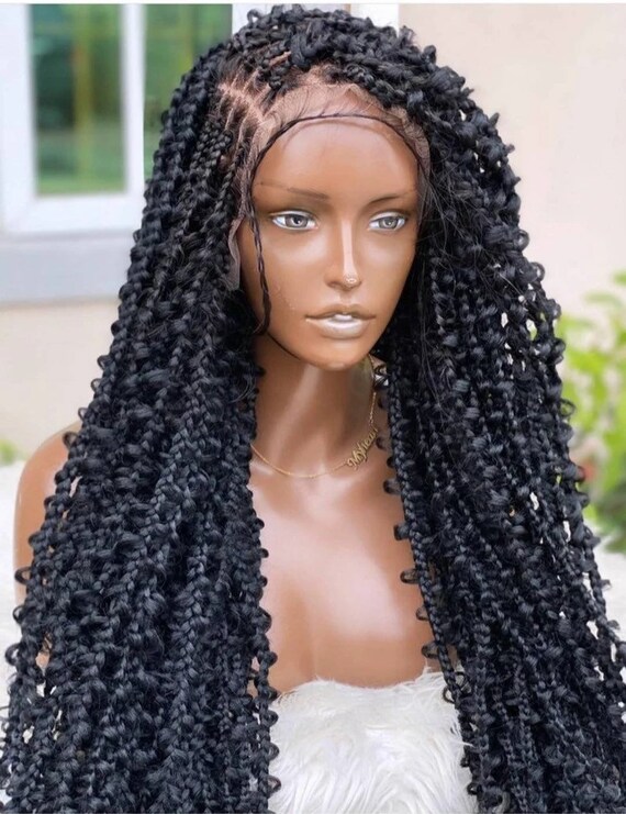Messy Locs Passion Twist Braided Wig Braided Hairstyles For