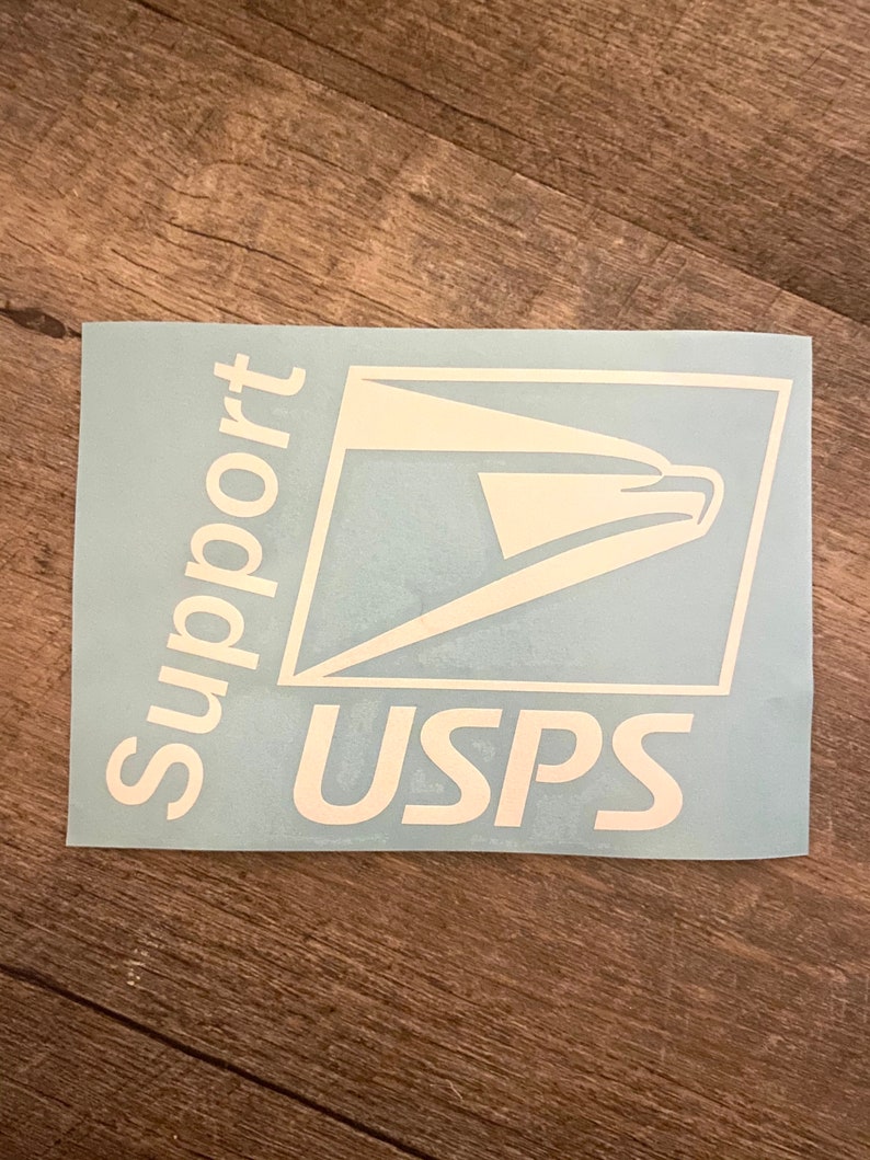 Save the USPS sticker decal Support the USPS Support Car Etsy