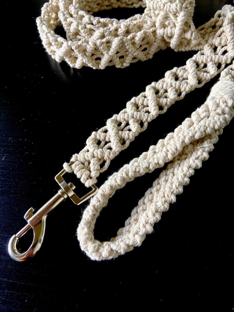 Dog Leash Macrame handmade dog leash boho animal Etsy