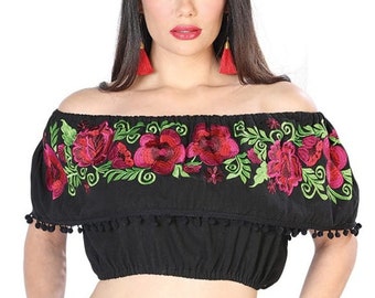 Mexican Embroidered Blouse - Blusa Artesanal Bordada