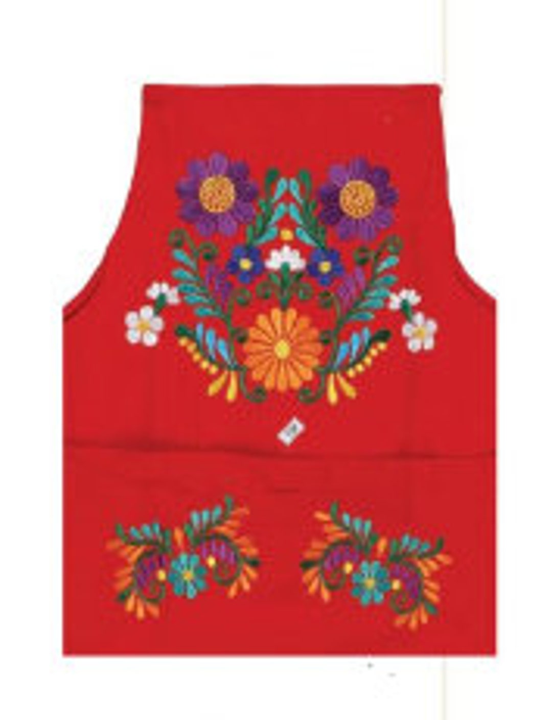 Mexican Aprons Embroidered Aprons Artisanal Aprons Mandil Artesanal