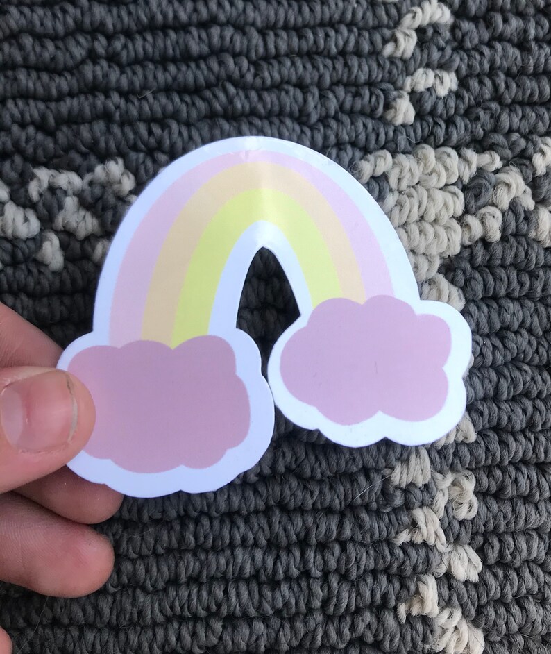 hydro flask stickers aesthetic decals cute rainbow