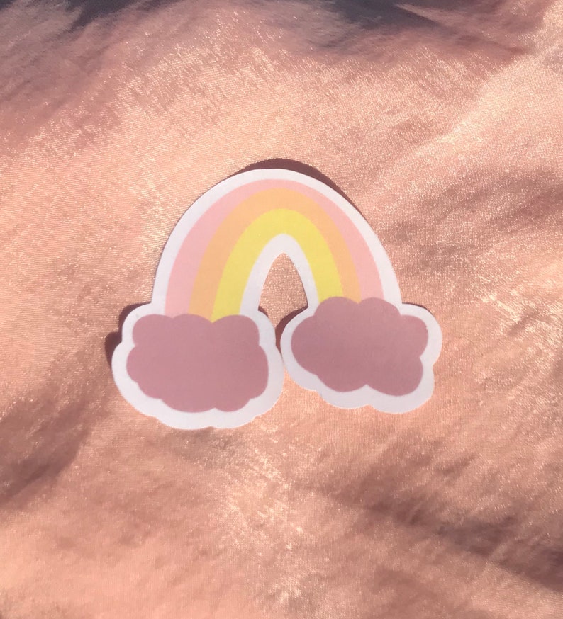 hydro flask stickers aesthetic decals cute rainbow