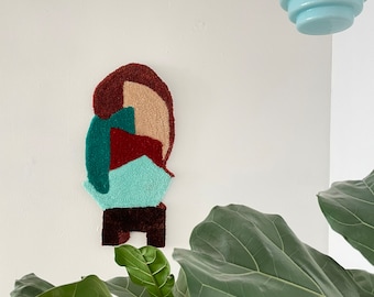 Decorative wall rug, Wall hanging carpet, Tufted rug, Home decoration unique piece.