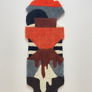Tapestry, wall hanging, Tufted rug, Handmade wall art
