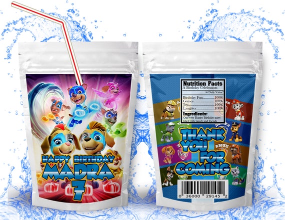 Paw Patrol Capri Sun Paw Patrol Juice Pouch Design DIGITAL | Etsy