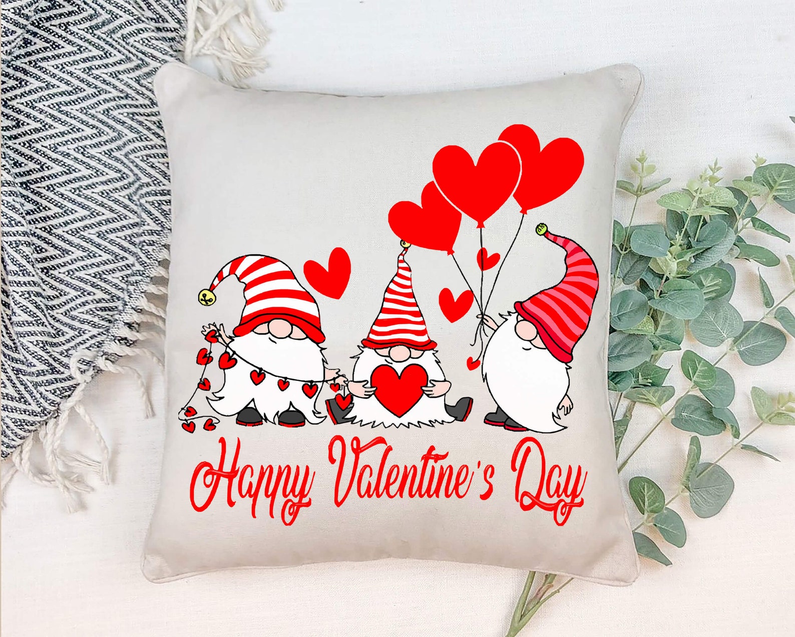 Happy thanksgiving gnome pictures, photos, and images for facebook Happy Valentines Day Gnomes Pillow Cover Custom Pillow Cover | Etsy