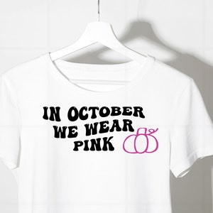October we wear pink svg